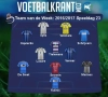 Dit is ons team van de (mid)week!