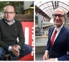 Minister Ben Weyts (Anderlecht) zet DJ Sven Ornelis (Club Brugge) op zijn plaats: "Kampioenenbal? Dat duurt toch gewoon 11 jaar voort?"