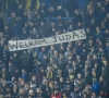 Supporters Waasland-Beveren waren niet blij met de terugkeer van Clement