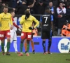 Toch geschorst! KBVB zegt dat Nkaka aan vier gele kaarten zit, maar KVO maakt het rekensommetje wél correct
