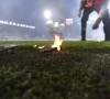 Geen publiek, maar toch een vuurpijl op het veld in Turkije