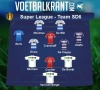 Ons team van speeldag 6 in de Super League ziet er als volgt uit
