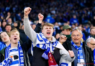 Dubbel feest in het Dudenpark is nu al losgebarsten: KAA Gent-supporters doen vrolijk mee en steken het zelfs in gang