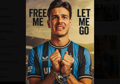 Club Brugge wenst Jashari gelukkige verjaardag, maar... X-post wordt overspoeld door AC Milan-fans