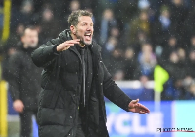 Atlético-coach Diego Simeone heeft Club Brugge héél goed in de gaten gehouden dit weekend