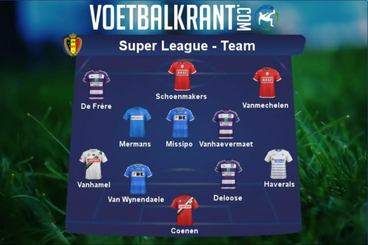 Ons team van de week in de Super League: Anderlecht hofleverancier, ook Standard en Gent meermaals vertegenwoordigd