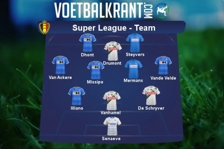Ons team van de speeldag in de Super League: Gent, Genk, OH Leuven en Heist zitten erin