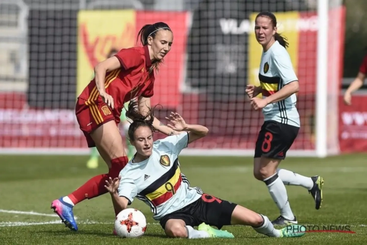 Belgian Red Flames betalen veel leergeld en het gelag tegen stevig Spanje