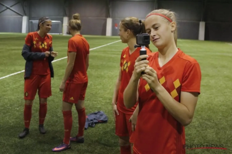 ? Behind the scenes van de fotoshoot van de Belgian Red Flames