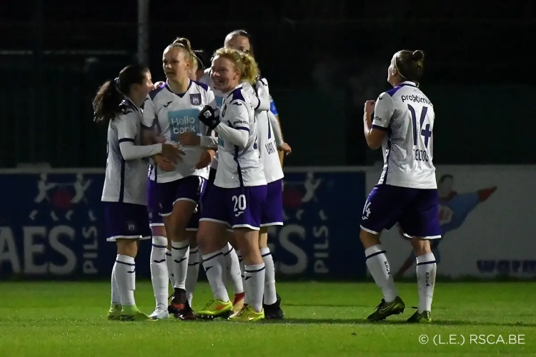 Anderlecht blijft indruk maken in tweede nationale vrouwen