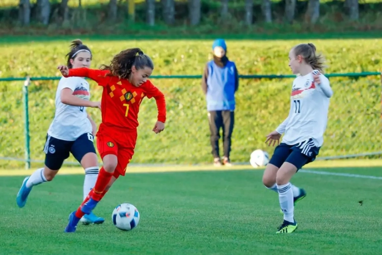 Red Flames U15 verliezen van grootmacht Duitsland