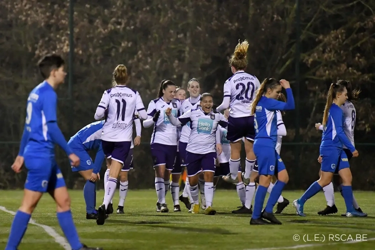 📷 🎥 De beelden van de overwinning van vrouwen Anderlecht op Genk