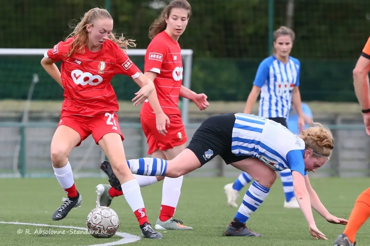 Vrouwenploeg Standard opent voorbereiding met overwinning tegen Eindhoven
