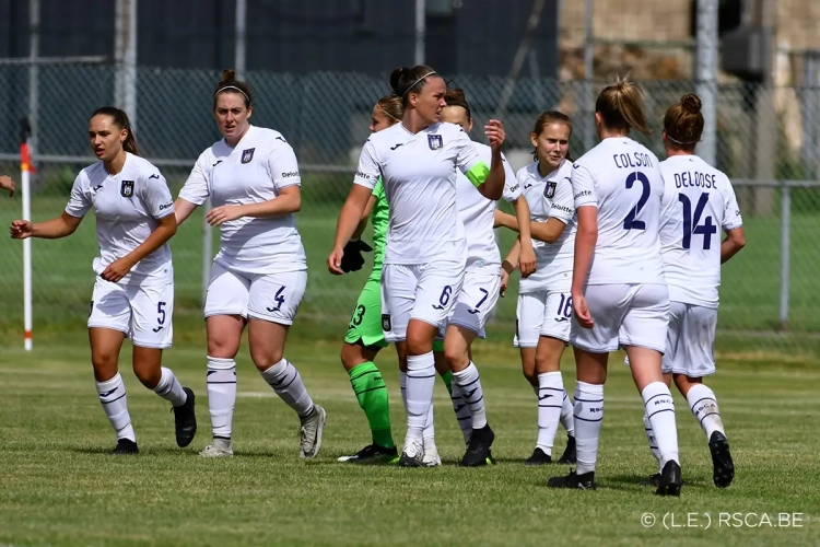 🎥 📷 Vrouwen Anderlecht geven goede voorbeeld en winnen tegen Duitse topklasser