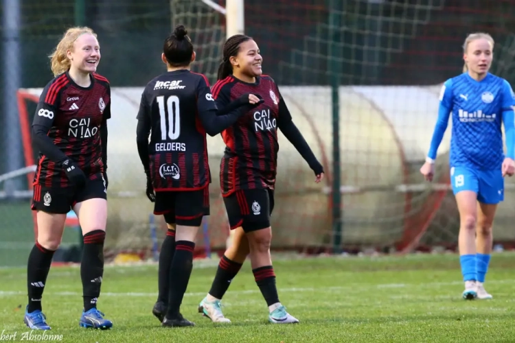 Zulte Waregem blijft op kop in eerste nationale vrouwen