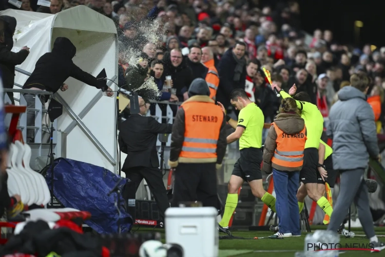 Antwerp krijgt bizar voorstel als sanctie voor biergooien naar Jasper Vergoote en assistenten tijdens bekermatch