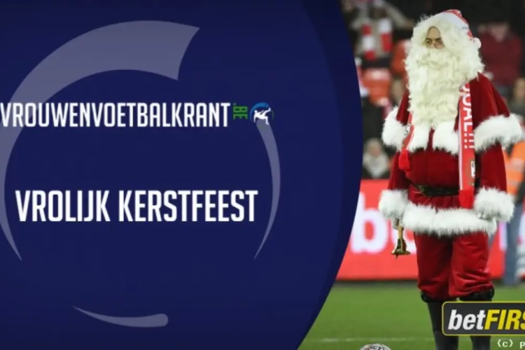 ? ? Vrolijke kerstwensen, ook uit het vrouwenvoetbal!