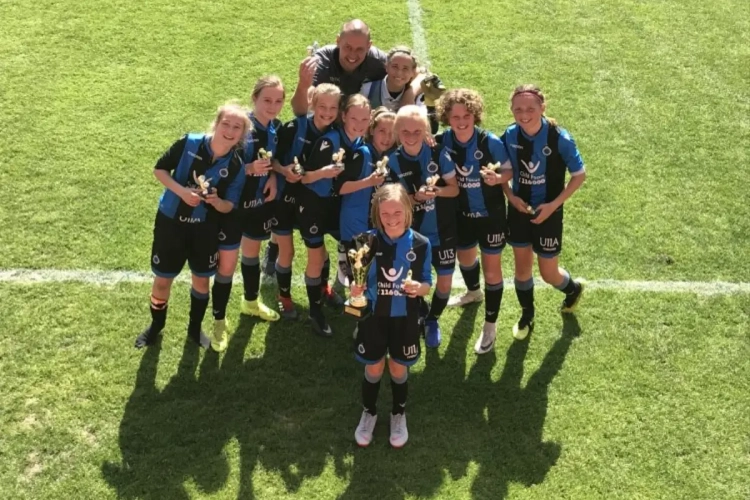 Club Brugge (onder naam West Flames) won Beker van België bij de U13
