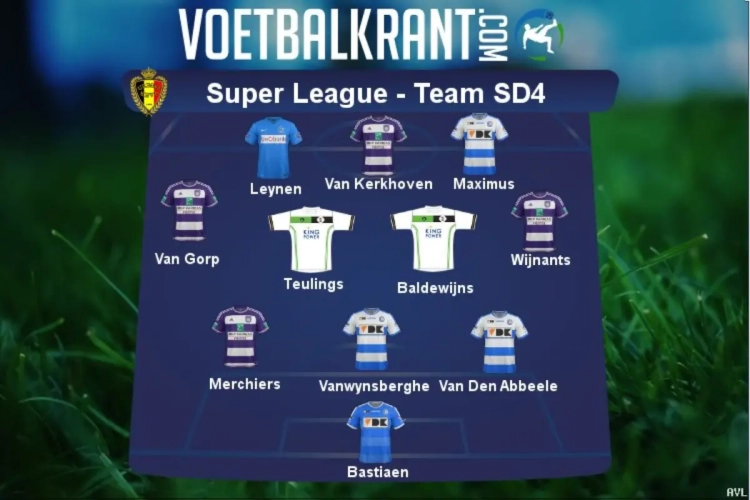 Ons team van speeldag 4 in de Super League ziet er als volgt uit
